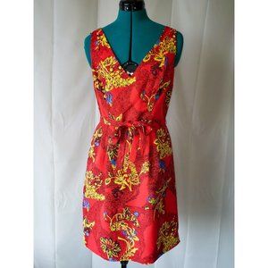 Anthropologie Tracy Reese Red Botanical Dress